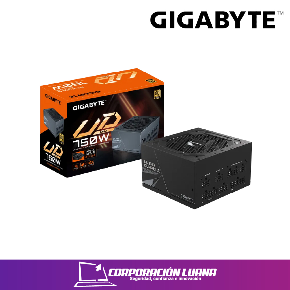 750w Psu Gold GIGABYTE 750W PSU - 80 Plus Gold Certified - Fully Modular  Power Sup Gigabyte Ud750gm Cables